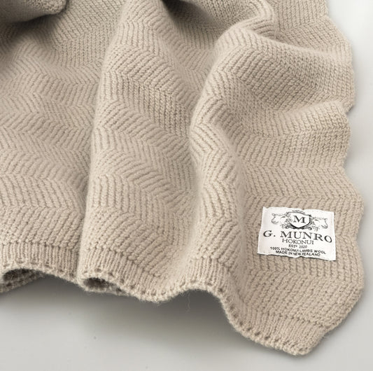 Heirloom Herringbone Blanket